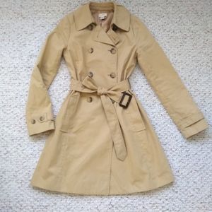 J. Crew Trench Coat, Size 0